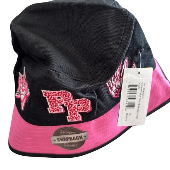Headgear Pink Panther Black and Pink Bucket Hat - Picture 3 of 4